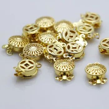 10PCS Fitting Accessory Snap 2Row Button Clasp Metal Accessory Silver-plate For Necklace Bracelet Machining Women Jewelry Making
10PCS Fitting Accessory Snap 2Row Button Clasp Metal Accessory Silver-plate For Necklace Bracelet Machining Women Jewelry Making