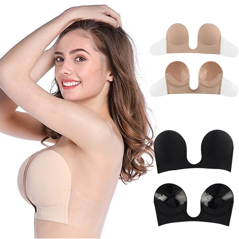 Invisible Breast Lift Up Push Up Bra Strapless Bras Dress Wedding Party Sticky Self-adhesive Silicone Brassiere
Invisible Breast Lift Up Push Up Bra Strapless Bras Dress Wedding Party Sticky Self-adhesive Silicone Brassiere