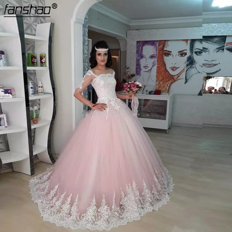 light Pink Princess Quinceanera Dresses Square Neck half Sleeve Junior Pageant Dress White Lace Appliques Long Vestidos 15 anos
light Pink Princess Quinceanera Dresses Square Neck half Sleeve Junior Pageant Dress White Lace Appliques Long Vestidos 15 anos