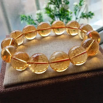 100% Natural Yellow Citrine Quartz Crystal 16mm Round Beads Bracelets Wealthy Gemstone Stone Stretch Woman ManAAAAAA
100% Natural Yellow Citrine Quartz Crystal 16mm Round Beads Bracelets Wealthy Gemstone Stone Stretch Woman ManAAAAAA