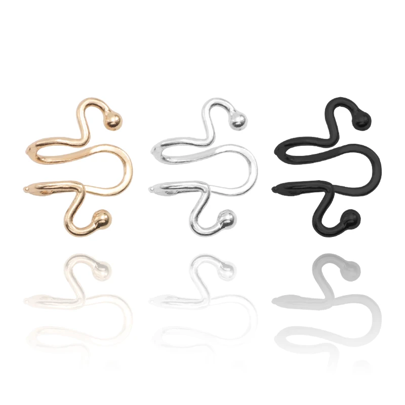 Fashion Exaggerated Snake Bone With Head Curve Shape Geometric Ear Clip Personality Nightclub Trend Girls Metal Earrings Jewelry
Fashion Exaggerated Snake Bone With Head Curve Shape Geometric Ear Clip Personality Nightclub Trend Girls Metal Earrings Jewelry