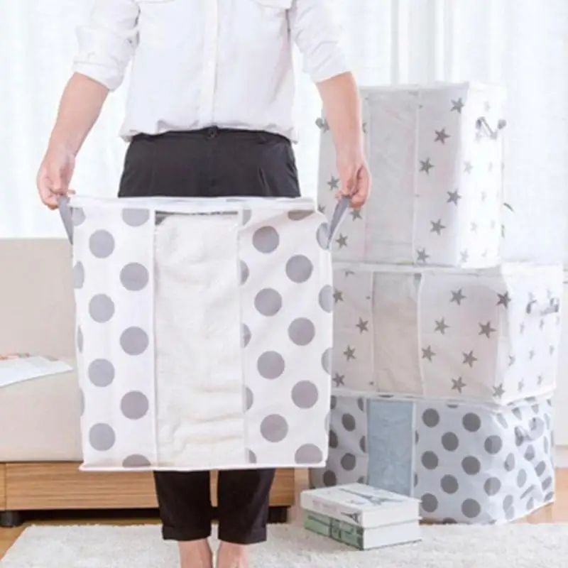 2 pattern 2size vertical/horizontal Non-woven Fabrics Folding Clothes Sweater Blanket Closet Organizer Storage Bag Box
2 pattern 2size vertical/horizontal Non-woven Fabrics Folding Clothes Sweater Blanket Closet Organizer Storage Bag Box