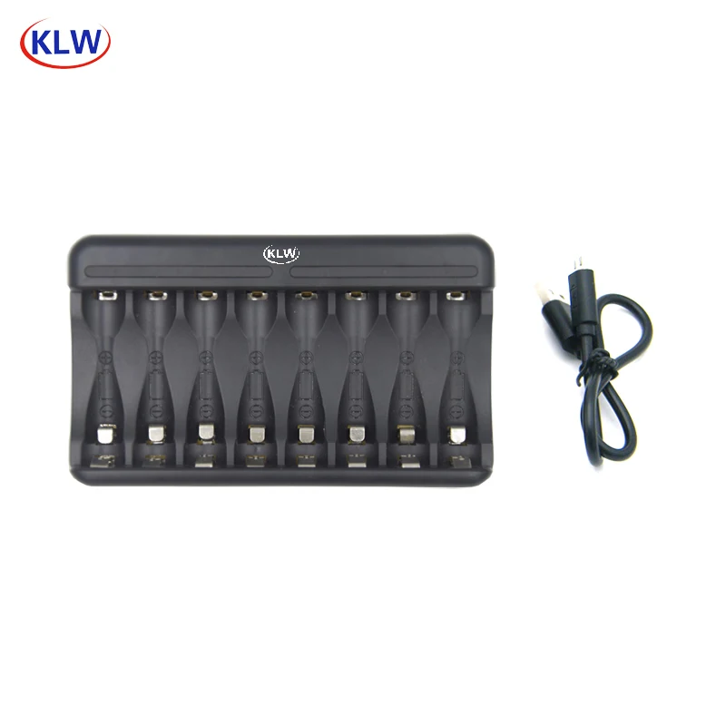 8 Slots AAA AA Battery Chargers LED Light Smart battery Charger NIMH NICD AA AAA Chargers US EU Plug USB Quick Charger
8 Slots AAA AA Battery Chargers LED Light Smart battery Charger NIMH NICD AA AAA Chargers US EU Plug USB Quick Charger