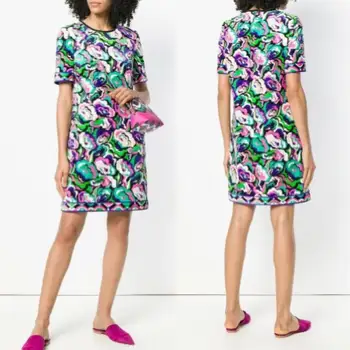 New Summer Fashion Ladies High Quality silk jersey Stretch Knitted Slim Short Sleeved Dress
New Summer Fashion Ladies High Quality silk jersey Stretch Knitted Slim Short Sleeved Dress