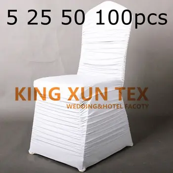 Ruffled Lycra Spandex Chair Cover Pleated Banquet Wedding Decoration Stretch Chair Cover
Ruffled Lycra Spandex Chair Cover Pleated Banquet Wedding Decoration Stretch Chair Cover