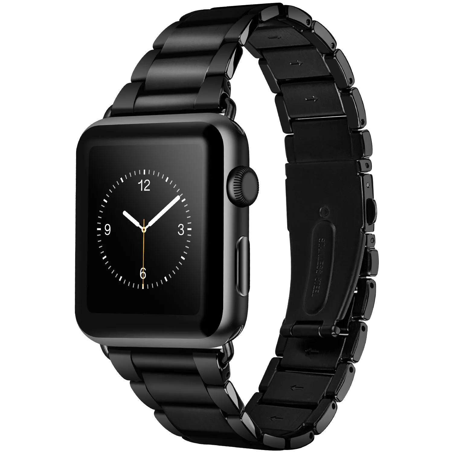 HOCO широкий ремешок из нержавеющей стали для Apple Watch Band классический металлический