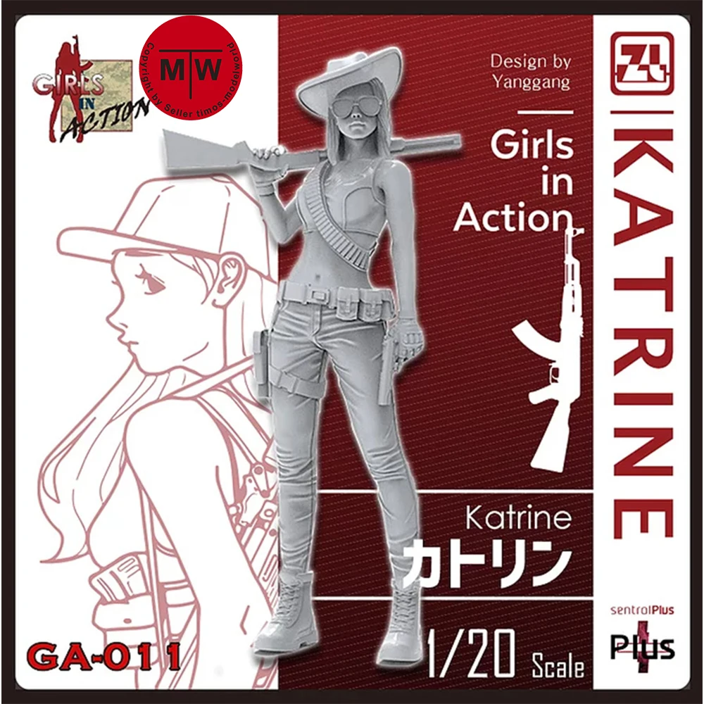 ZLPLA Genuine 1/20 Scale Resin Figure Girls in Action Katrine Assembly Model Kit GA-011
ZLPLA Genuine 1/20 Scale Resin Figure Girls in Action Katrine Assembly Model Kit GA-011