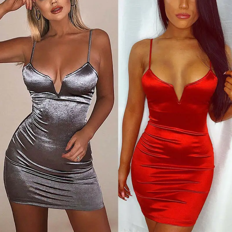 Meihuida 2019 Summer Sexy Women's Sheath Dress Solid V-Neck Mini Bodycon Dresses Ladies Sexy Clubwear Vestido De Mujer
Meihuida 2019 Summer Sexy Women's Sheath Dress Solid V-Neck Mini Bodycon Dresses Ladies Sexy Clubwear Vestido De Mujer