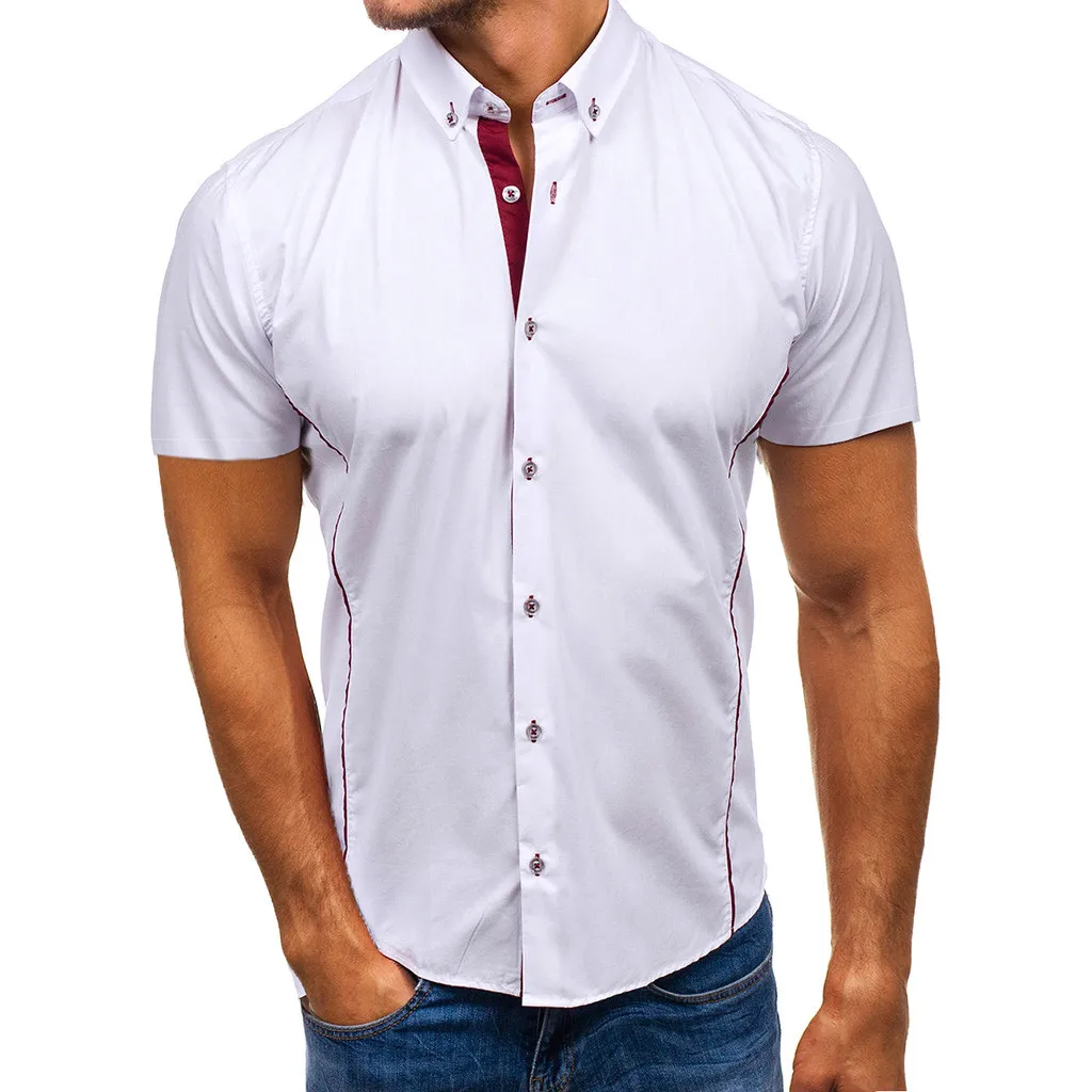 feitong male shirt short-sleeves solid casual shirts men shirts slim fit Camisa Masculina Casual Male Hawaiian Shirts #w30
feitong male shirt short-sleeves solid casual shirts men shirts slim fit Camisa Masculina Casual Male Hawaiian Shirts #w30