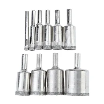 10Pcs 6-30mm Ceramic Tile Glass Hole Cutter Drill Bit Diamond Coated Core Drill Bit Hole Saw Set Tools Marble Glass Cutting
10Pcs 6-30mm Ceramic Tile Glass Hole Cutter Drill Bit Diamond Coated Core Drill Bit Hole Saw Set Tools Marble Glass Cutting