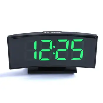 Creative LED Desktop Electronic Alarm Clock Temperature Display Number Display Snooze Night Watch Arc-shaped Digital Clocks
Creative LED Desktop Electronic Alarm Clock Temperature Display Number Display Snooze Night Watch Arc-shaped Digital Clocks