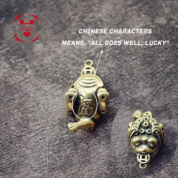 YES Golden LUCKY Brass Small Three Legged Frog Toad Attracting Wealth Money Keychain Handmade Fashion Copper Pendant Decor Gift
YES Golden LUCKY Brass Small Three Legged Frog Toad Attracting Wealth Money Keychain Handmade Fashion Copper Pendant Decor Gift