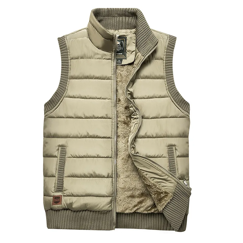 2018 Autumn Winter Men Vest Coat Warm Sleeveless Down Jacket Casual Men stand collar Vest Coat Fleece Waistcoat Big Size 4XL
2018 Autumn Winter Men Vest Coat Warm Sleeveless Down Jacket Casual Men stand collar Vest Coat Fleece Waistcoat Big Size 4XL