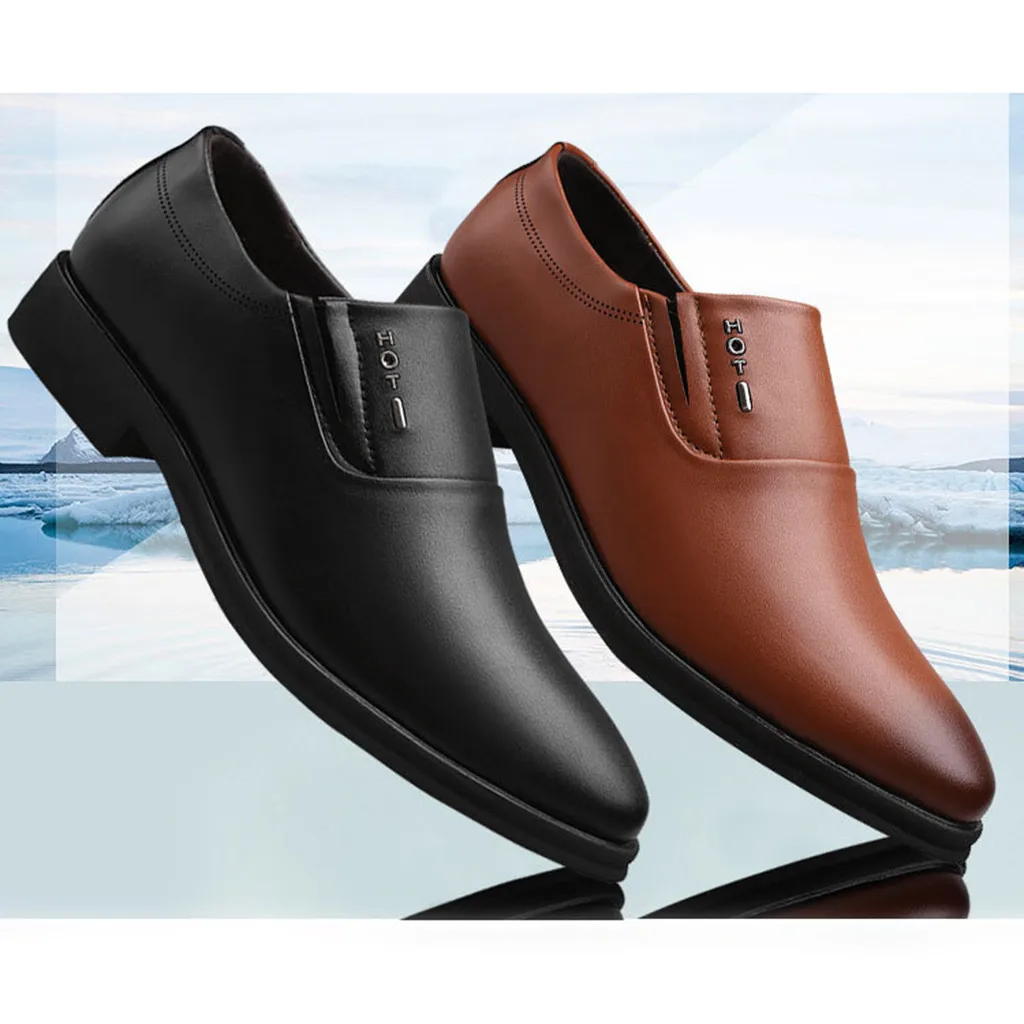 YOUYEDIAN Leather Pointed Toe Men Dress Shoes Business Wedding Oxfords Formal Shoes Men Vitage Design Leather shoes male#527g40
YOUYEDIAN Leather Pointed Toe Men Dress Shoes Business Wedding Oxfords Formal Shoes Men Vitage Design Leather shoes male#527g40