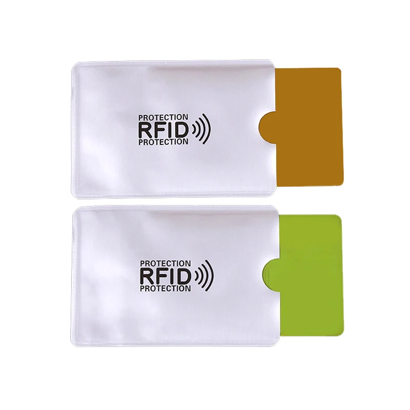 One pcs Aluminium Anti Rfid Wallet Blocking Reader Lock Bank Card Holder Id Bank Card Case Protection Metal Credit Card Holder
One pcs Aluminium Anti Rfid Wallet Blocking Reader Lock Bank Card Holder Id Bank Card Case Protection Metal Credit Card Holder