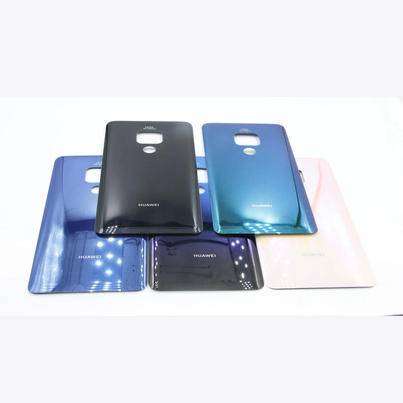 10 шт. Крышка аккумуляторной батареи для Huawei Mate 20 задняя панель стеклянный корпус