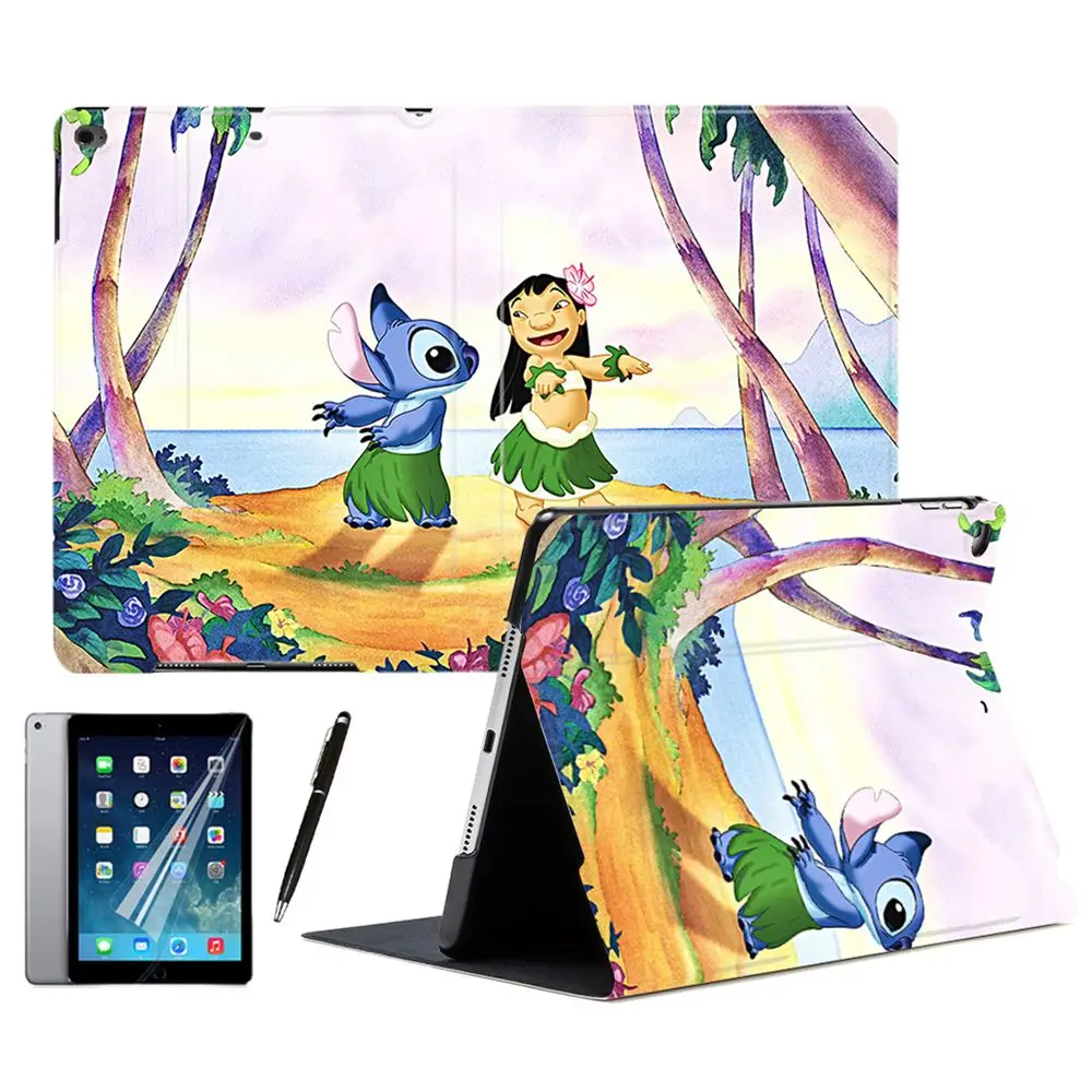Cartoon Lilo & Stitch Hawaii Samba Dance PU Leather Smart Case Cover For iPad Air 1 2 3 9.7" 2017 2018 2019 10.5" PRO Mini 4 5
Cartoon Lilo & Stitch Hawaii Samba Dance PU Leather Smart Case Cover For iPad Air 1 2 3 9.7" 2017 2018 2019 10.5" PRO Mini 4 5