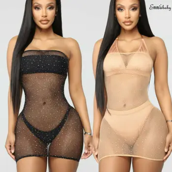 2019 New Arrival Summer Sexy Women Mesh Sheer See-Throught Dress Bikini Cover Up Swim Bathing Suit S-XL
2019 New Arrival Summer Sexy Women Mesh Sheer See-Throught Dress Bikini Cover Up Swim Bathing Suit S-XL