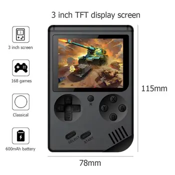 MINI portable retro handheld game 8 bit 168 Games children boy nostalgic players video game console for Child Nostalgic Player
MINI portable retro handheld game 8 bit 168 Games children boy nostalgic players video game console for Child Nostalgic Player