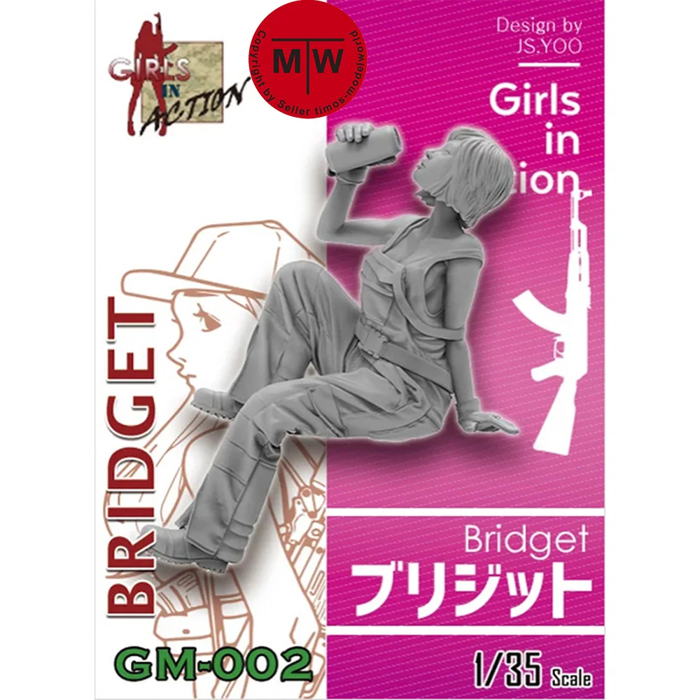 ZLPLA Genuine 1/35 Scale Resin Figure Bridget Girls in Action Assembly Model Kit GM-002
ZLPLA Genuine 1/35 Scale Resin Figure Bridget Girls in Action Assembly Model Kit GM-002