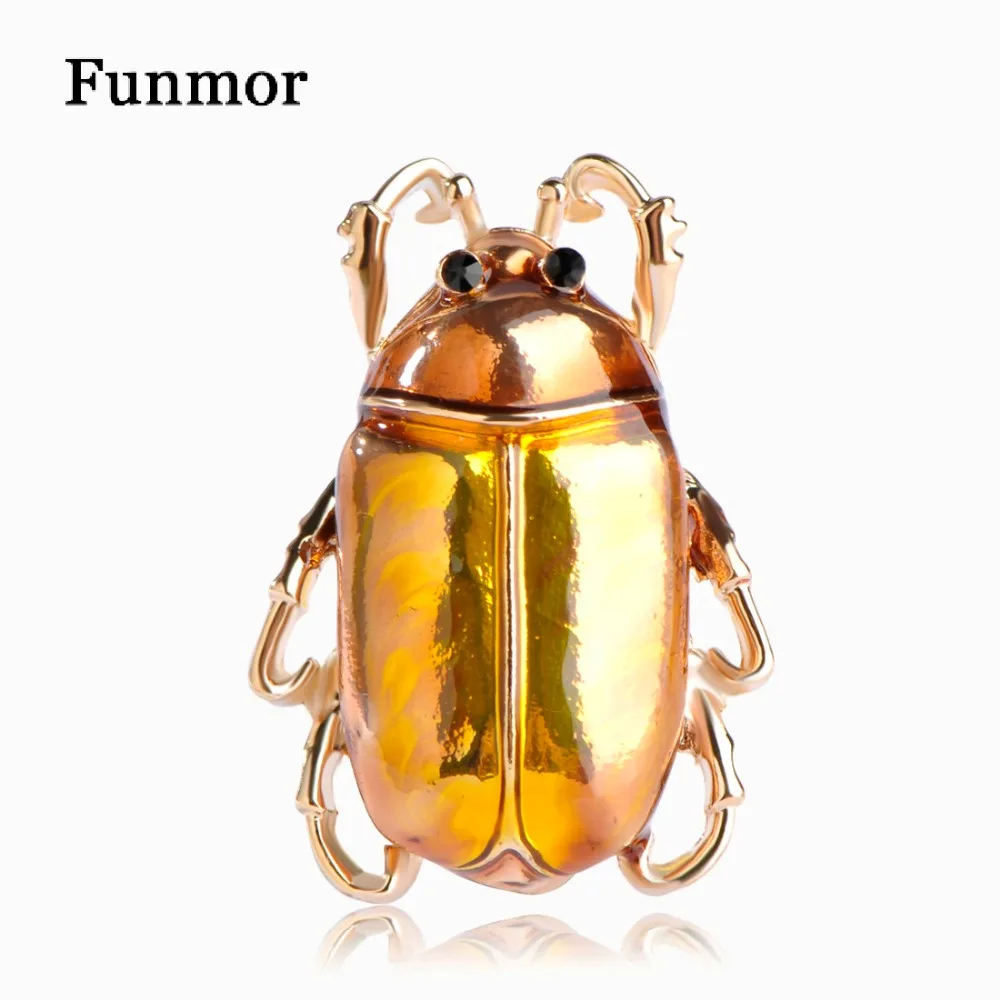 FUNMOR Lifelike Enamel Beetle Insect Style Brooches For Boys Men Gift Alloy Metal Jewelry Cockroach Animal Shape Badge Corsage
FUNMOR Lifelike Enamel Beetle Insect Style Brooches For Boys Men Gift Alloy Metal Jewelry Cockroach Animal Shape Badge Corsage