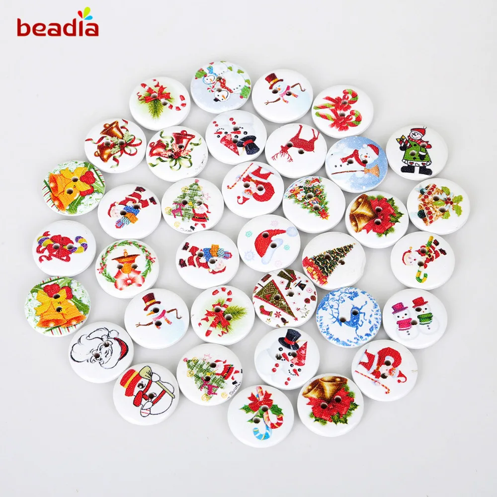 50pcs Size 20/24/25x34mm Lovely Christmas Tree Shape And Round Shape Two Holes Wooden Buttons Beads For DIY Scrapbook Making
50pcs Size 20/24/25x34mm Lovely Christmas Tree Shape And Round Shape Two Holes Wooden Buttons Beads For DIY Scrapbook Making