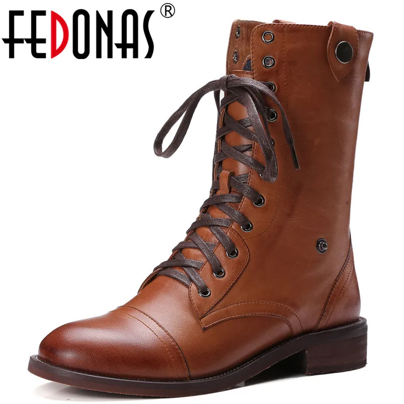 FEDONAS New Brand Women Sexy Motorcycle Boors High Quality Genuine Leather Corss-tied Martin Night Club Party Shoes Ladies Boots
FEDONAS New Brand Women Sexy Motorcycle Boors High Quality Genuine Leather Corss-tied Martin Night Club Party Shoes Ladies Boots