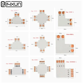 100pcs/lots 2Pin 4pin LED Connector L T + Shape FPC Adapter For 8mm 10mm 3528 5050 RGB Strip Non-soldering
100pcs/lots 2Pin 4pin LED Connector L T + Shape FPC Adapter For 8mm 10mm 3528 5050 RGB Strip Non-soldering