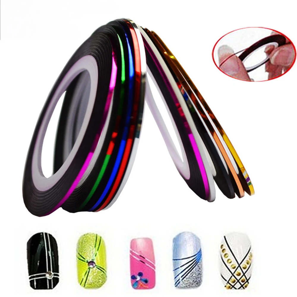 1 x Fashion 1mm/2mm/3mm/6mm Nail Rolls Striping Tape Line Decorations Nail Sticker DIY for Nail Art UV Gel Polish Tips BEND213
1 x Fashion 1mm/2mm/3mm/6mm Nail Rolls Striping Tape Line Decorations Nail Sticker DIY for Nail Art UV Gel Polish Tips BEND213