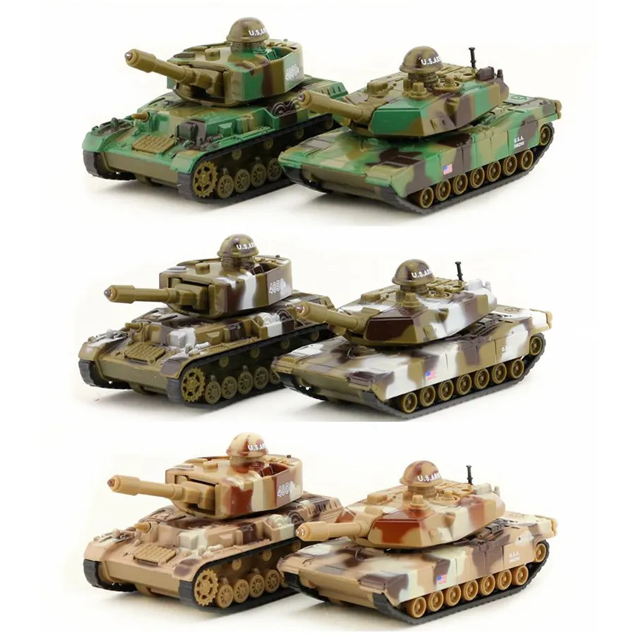 Литая металлическая модель/основной боевой бронированный танк Panzer из США/звук и