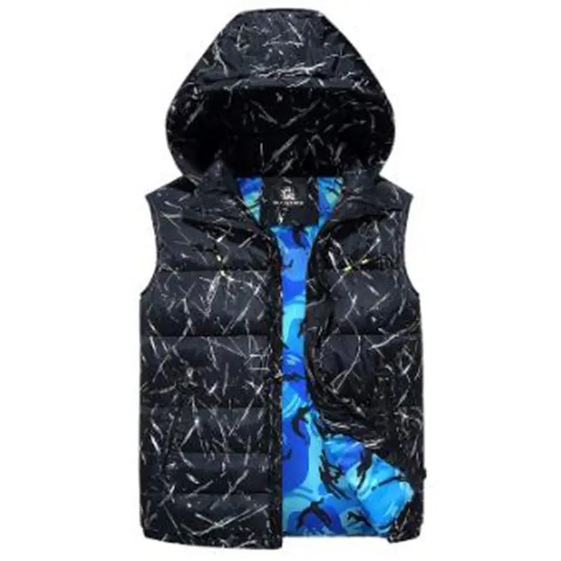new autumn and winter men's camouflage Hooded down cotton vest male and female lovers cotton vest men plus size 9XL loose vest
new autumn and winter men's camouflage Hooded down cotton vest male and female lovers cotton vest men plus size 9XL loose vest