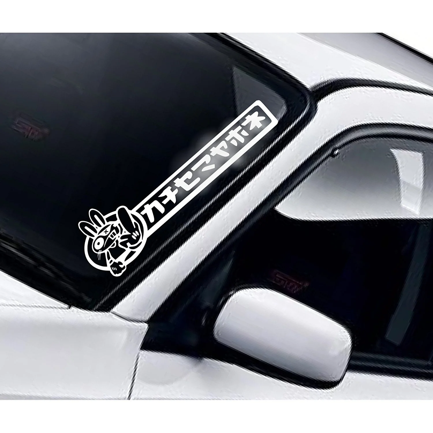 For JDM Bunny Car Windscreen Sticker Funny Novelty Kanji Symbols Japanese Lettering Drift Bunny Vinyl Decal Car Styling
For JDM Bunny Car Windscreen Sticker Funny Novelty Kanji Symbols Japanese Lettering Drift Bunny Vinyl Decal Car Styling