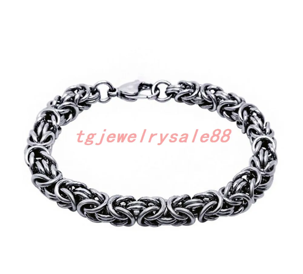 6/8/10mm Wide Polishing Silver Color Unique Byzantine Chain Bracelet&Bangle For Men's Cuff Jewelry Stainless Steel 7-11" Choose
6/8/10mm Wide Polishing Silver Color Unique Byzantine Chain Bracelet&Bangle For Men's Cuff Jewelry Stainless Steel 7-11" Choose