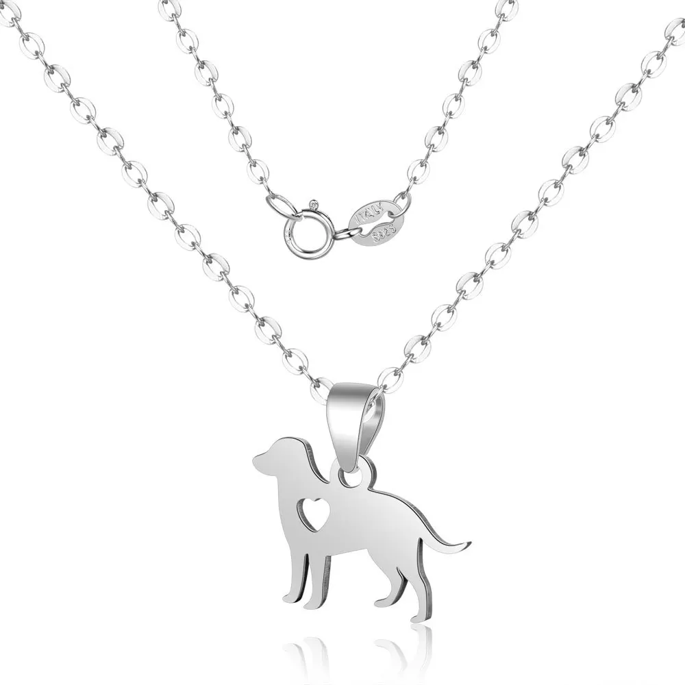 GCT1 Fashion S925 Silver Necklace Love Puppy Animal Pendant Short Miao Dog Clavicle Chain Female
GCT1 Fashion S925 Silver Necklace Love Puppy Animal Pendant Short Miao Dog Clavicle Chain Female