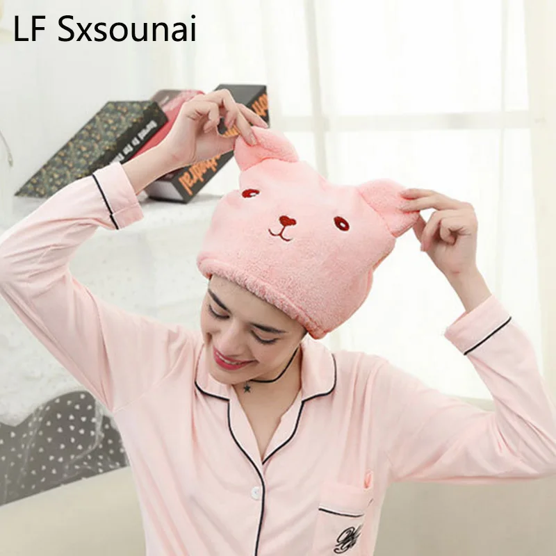 LF Sxsounai Cute Bath Towel Hair Dry Hat Shower Cap Strong Absorbing Drying Long Velvet Ultra -Soft Women Dry Hair Cap Towel
LF Sxsounai Cute Bath Towel Hair Dry Hat Shower Cap Strong Absorbing Drying Long Velvet Ultra -Soft Women Dry Hair Cap Towel
