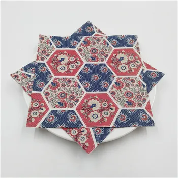 Vintage table napkin paper handkerchief towel tissue blue red flowers decoupage hotel coffee wedding party decor serviettes
Vintage table napkin paper handkerchief towel tissue blue red flowers decoupage hotel coffee wedding party decor serviettes
