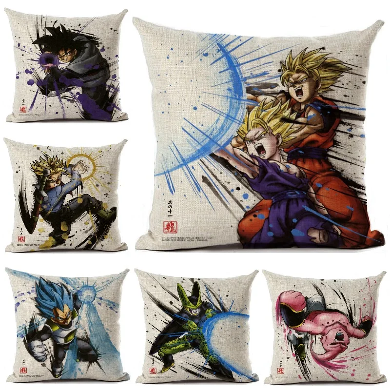 Cushion Cover Anime Dragon Ball GoKu Cushion Case Custom Cotton Linen Pillow Cover Car Sofa Pillowcase Home Decoration Gift
Cushion Cover Anime Dragon Ball GoKu Cushion Case Custom Cotton Linen Pillow Cover Car Sofa Pillowcase Home Decoration Gift
