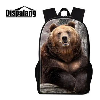 Dispalang Brown Bear Printing School Backpack For Teenage Girls Boys Animal Design Primary Schoolbags Bookbags Women Bagpack
Dispalang Brown Bear Printing School Backpack For Teenage Girls Boys Animal Design Primary Schoolbags Bookbags Women Bagpack