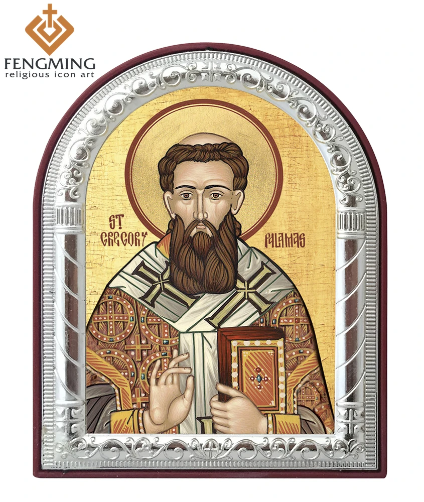 catholic new Greek orthodox church icon saint Gregory palamas byzantine art Religious Portrat Home Decoration high quality
catholic new Greek orthodox church icon saint Gregory palamas byzantine art Religious Portrat Home Decoration high quality