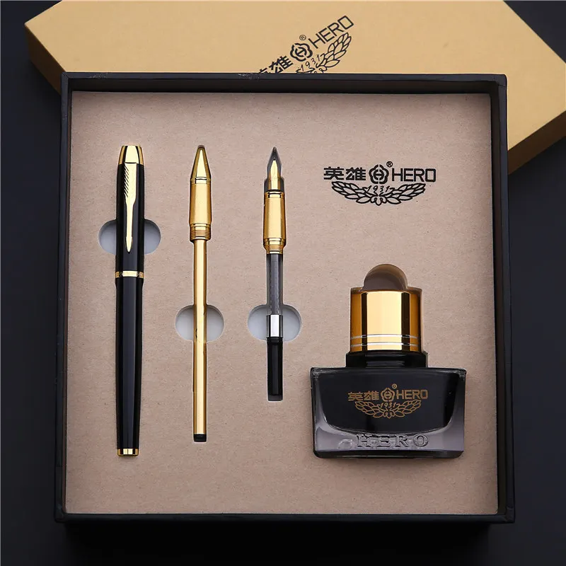Hero fountain pen 1801 adult business office students use calligraphy practice to write calligraphy pen with 3 nibs
Hero fountain pen 1801 adult business office students use calligraphy practice to write calligraphy pen with 3 nibs