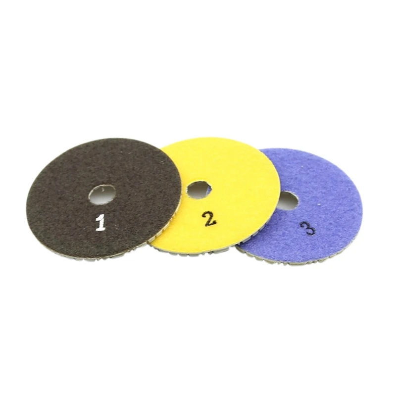 3 Pieces 100Mm Diamond Flexible Wet & Dry Polishing Pads 3 Step Floor Polish For Stone Marble Tile
3 Pieces 100Mm Diamond Flexible Wet & Dry Polishing Pads 3 Step Floor Polish For Stone Marble Tile
