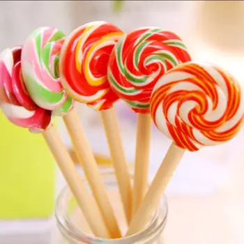 3pcs/lot Cute Lollipop design 0.5mm black ink Ballpoint pen Students' Signature ball pen office school stationery supplies
3pcs/lot Cute Lollipop design 0.5mm black ink Ballpoint pen Students' Signature ball pen office school stationery supplies