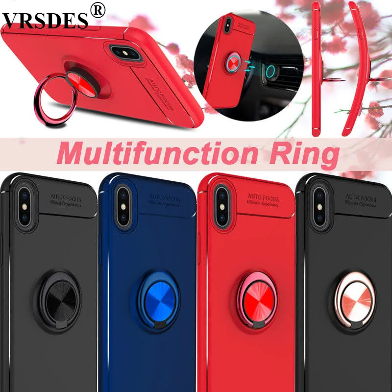 Silicone Phone Case For iPhone XS Max XR X 8 7 Case Rotating Finger Ring Magnetic Car Holder Case For iPhone 8 7 6 6s Plus Capa
Silicone Phone Case For iPhone XS Max XR X 8 7 Case Rotating Finger Ring Magnetic Car Holder Case For iPhone 8 7 6 6s Plus Capa