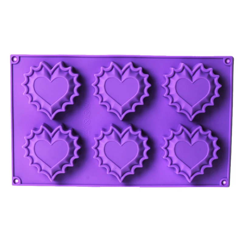 Silicone Heart Shape Baking Mold 6-Cavity Cake Brownie Pudding Jello Chocolate Pastry Baking Tool
Silicone Heart Shape Baking Mold 6-Cavity Cake Brownie Pudding Jello Chocolate Pastry Baking Tool