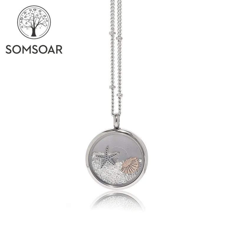 "PRESELL PRODUCT" 23mm 316L Stainless Steel Necklace with Ocean series Shell starfish Rose Gold Charms in Glass Pendant
"PRESELL PRODUCT" 23mm 316L Stainless Steel Necklace with Ocean series Shell starfish Rose Gold Charms in Glass Pendant