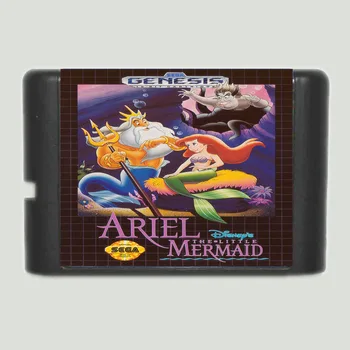 Ariel The Little Mermaid 16 bit MD Game Card For 16 bit Sega MegaDrive Genesis game console
Ariel The Little Mermaid 16 bit MD Game Card For 16 bit Sega MegaDrive Genesis game console