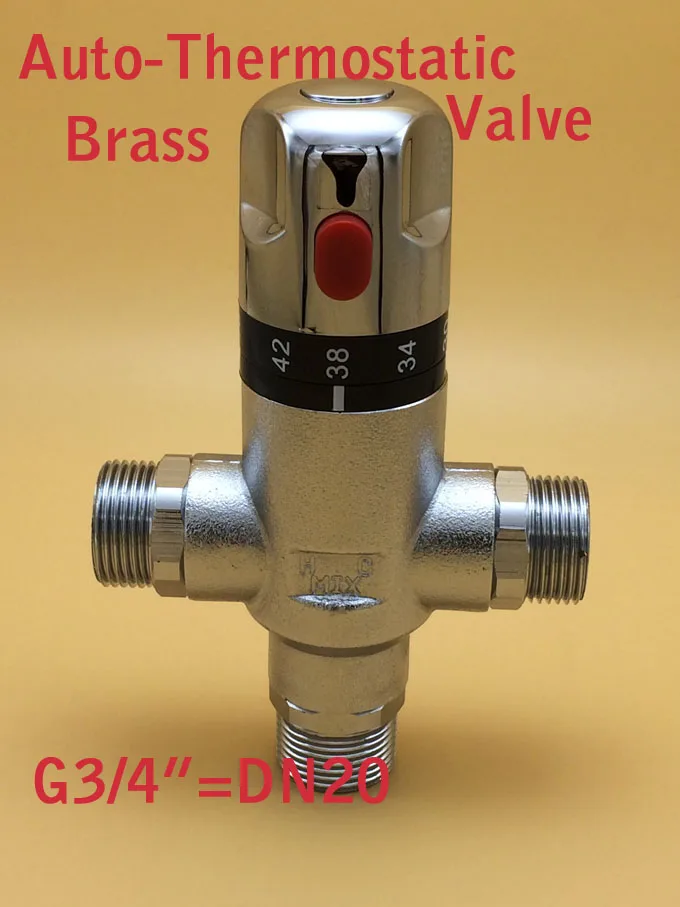 G3/4"(DN20)Thermostatic Mixing valve, Auto-Thermostatic valve,Intelligence Temperature control valve
G3/4"(DN20)Thermostatic Mixing valve, Auto-Thermostatic valve,Intelligence Temperature control valve