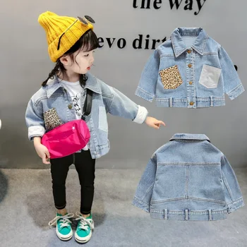 Baby Girls Boys 2019 Fashion Spring Autumn Leopard Jeans Coats Child Clothes Outerwear Coat Jackets Kids Tops Jeans Wear Denim
Baby Girls Boys 2019 Fashion Spring Autumn Leopard Jeans Coats Child Clothes Outerwear Coat Jackets Kids Tops Jeans Wear Denim