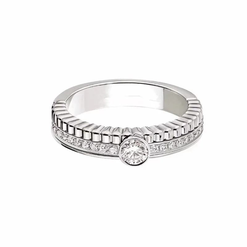 MY Hot Pure 925 Sterling Silver Round Zircon Finger Ring Full 5A Stone Stackable Ring Love Ring Women Wedding Jewelry
MY Hot Pure 925 Sterling Silver Round Zircon Finger Ring Full 5A Stone Stackable Ring Love Ring Women Wedding Jewelry