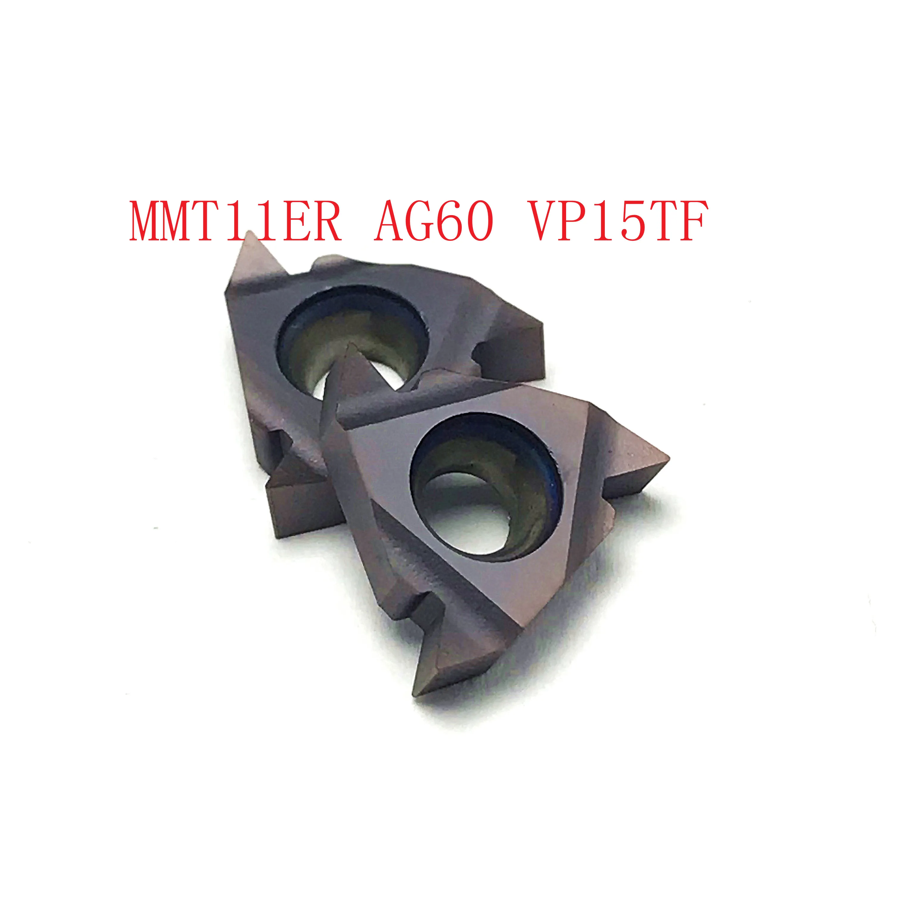 20PCS external thread turning tool MMT11ER AG60 VP15TF / UE6020 / US735 carbide tool 60° thread turning tool
20PCS external thread turning tool MMT11ER AG60 VP15TF / UE6020 / US735 carbide tool 60° thread turning tool
